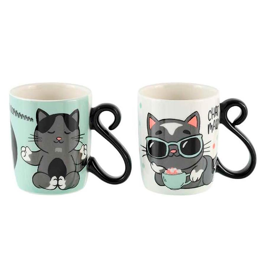 Set 2 mini tazas gato | DLP172