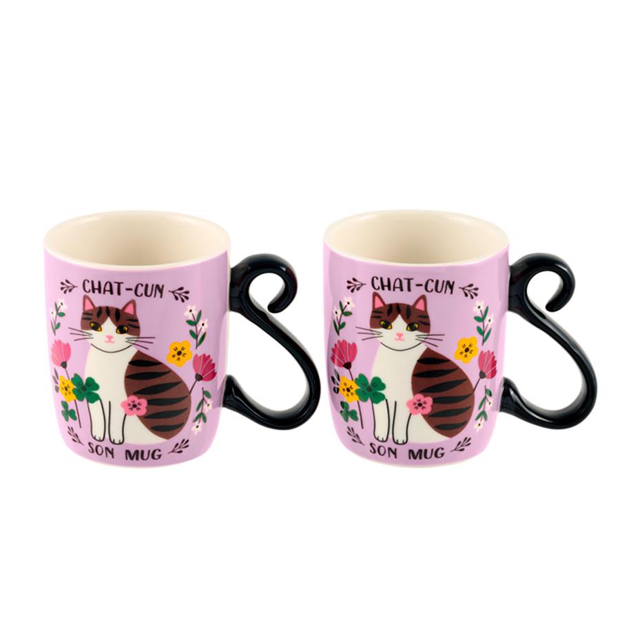 Set 2 mini tazas gato | DLP173