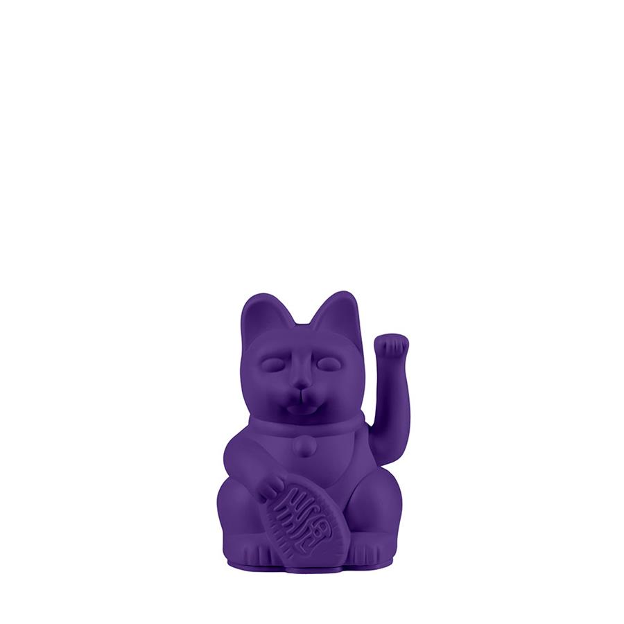 Mini Gato de la suerte violeta | DON026