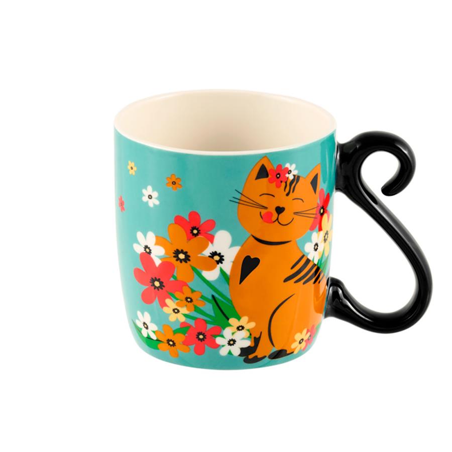 Taza gato marrón | DLP163